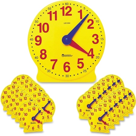 Learning Resources Class Room Clock Kit, 25 Piece LE465132